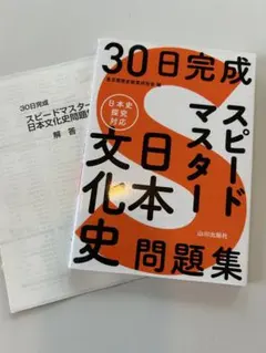 30日完成 スピードマスター日本文化史問題集