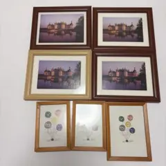 木製フォトフレーム 6枚セット