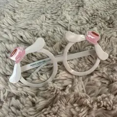 サンリオ 耳付きカチューシャ風メガネ