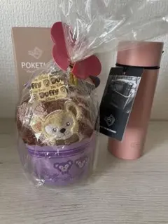 【新品】POKETLE ステンレスボトル 0.12L とダフィーミニタオルのサムネイル