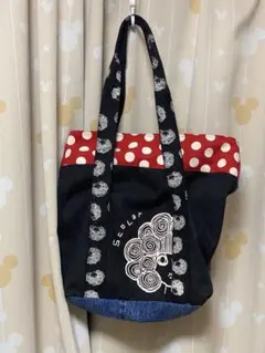 スカラー デニム トートバッグ
