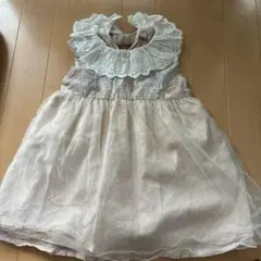 petit main フリル襟 ワンピース　90