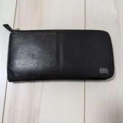 PORTER リフト 2つ折り財布 ラウンドジップ ブラック ポーター LIFT