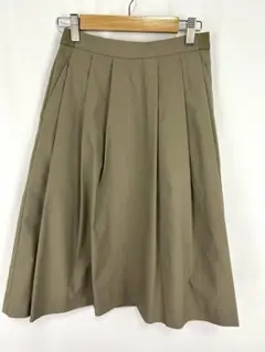 UNIQLO ユニクロ ドライストレッチスカート フレア ひざ丈 Sサイズ