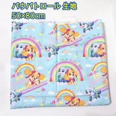 パウパトロール 生地 スカイ エベレスト プリント 水色