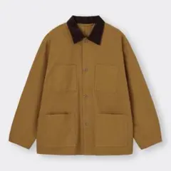 カバーオールジャケット ブラウン