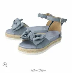 アンドラブ QVC サンダル リボン 大人可愛い拘りリボンサンダルのサムネイル