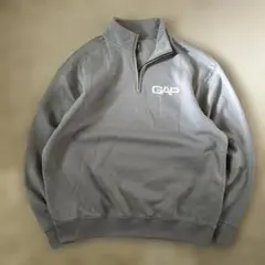 archive y2k gap ハーフジップ スウェット　裏起毛　ロゴドン