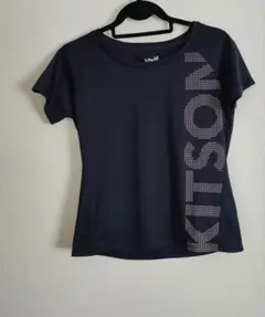 kitson 　汗　速乾　入浴介助　ネイビー Tシャツ Lサイズのサムネイル