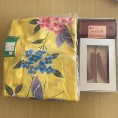 浴衣・帯・下駄セット 162cm
