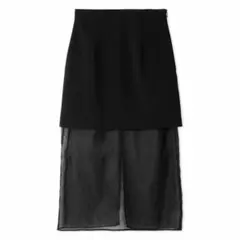 リリーブラウン シアーレイヤードミニスカート