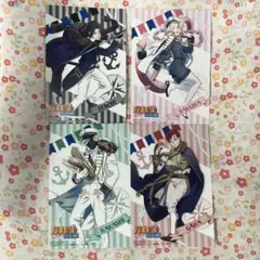NARUTO疾風伝 マリンルック 特典ポストカード 4種