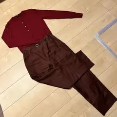 レディース UNIQLO 赤 Mサイズ パンツ UNITED ARROWS