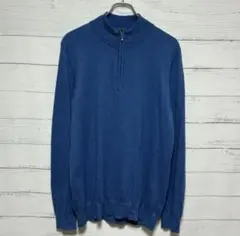 あ*∞様 L.L.Bean コットンカシミア ハーフジップ ニット セーター ブ