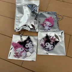 マイメロディ クロミ アクリルキーホルダーセット　立体キーホルダー