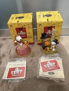 スヌーピー 　ホールマーク 　フィギュア 　チャーリーブラウン　ウッドストック