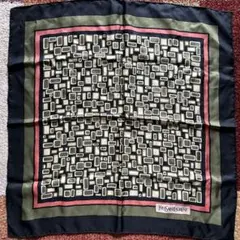 80s 90s ビンテージ イヴ・サンローラン スカーフ 幾何学模様のサムネイル