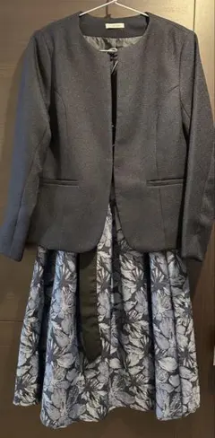 入学式　卒業式　ママ　スーツ ジャケット（L）とスカート（フリーサイズ）2点