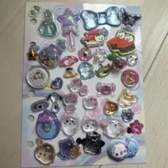 出品日価格2枚セット❣️ボンボンドロップシール＆可愛いが詰まった台紙付き