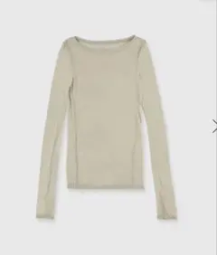 シアーTシャツ　トップス　anuans シアー