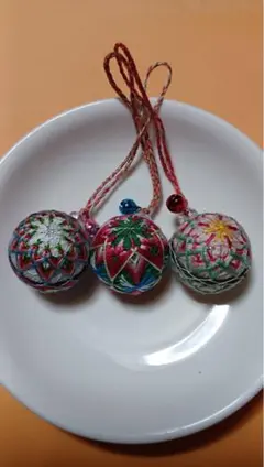 60⭐︎手まりストラップ3個セット