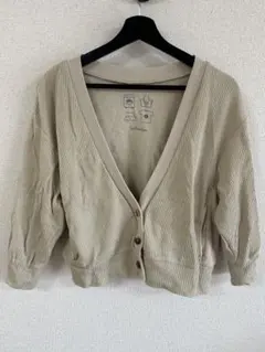 Sea Room Lynn Vネックカーディガン ベージュ フリーサイズ