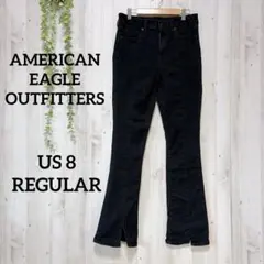 【美品】アメリカンイーグル Hi-Rise Skinny Kick フレアデニム