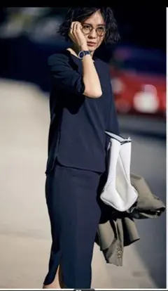 deuxieme classeドゥーズィエムクラス トリアセジョーゼットスカート