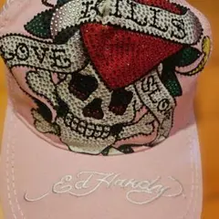 ED HARDY スカルデザイン ベースボールキャップ
