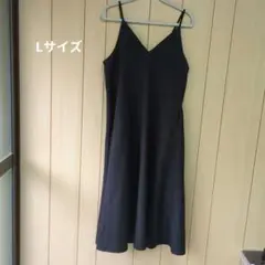 GUブラック キャミソールワンピース