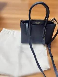 kate spade ケイトスペード マルゴー レザー　ネイビー