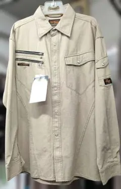 THE TOUGH CANYON ROCK-F L ベージュ 長袖シャツ未使用品