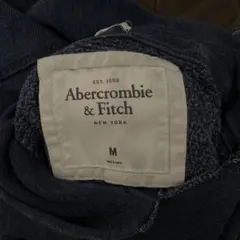 アバクロ　紺色　パーカー　M