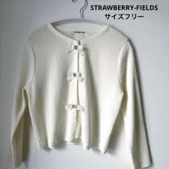 STRAWBERRYFIELDSストロベリーフィールズ春リボンカーディガン