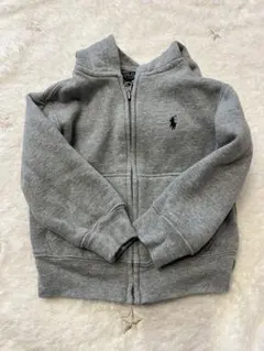 Polo Ralph Lauren フード付きパーカー 2T グレー　キッズ