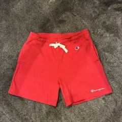 【美品】Champion レッドショートパンツ