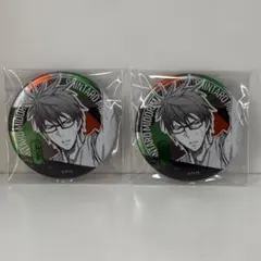 珀*奨様 黒子のバスケ デコレクション 缶バッジ 緑間真太郎 2点セット