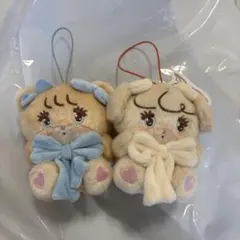 mikko characters 抱きしめおリボンマスコット　　ラテ　ナッツ