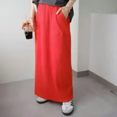 今季新品！DISCOAT ワッフルナロースカートのサムネイル