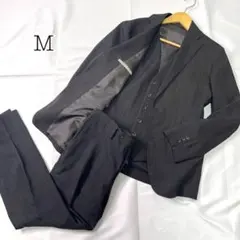 未使用に近い　スーツ　3ピース　アンコン　セットアップ　ブラウン　グレンチェック