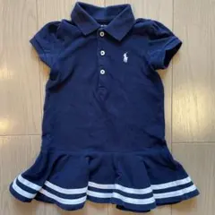ラルフローレン ベビー ポロシャツワンピース ネイビー 80cm