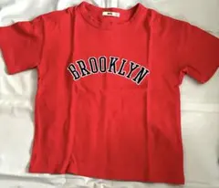 MPS BROOKLYN ロゴプリント Tシャツ レッド 150のサムネイル