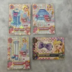 アイカツ！アイスブルーコーデ☆コンプ4枚セット 【未使用品】