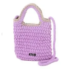 新品　niko and... オリジナル2WAYニットショルダーバッグ