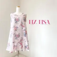 LIZ LISA リズリサ　花柄ノースリーブワンピース　リボン　可愛い