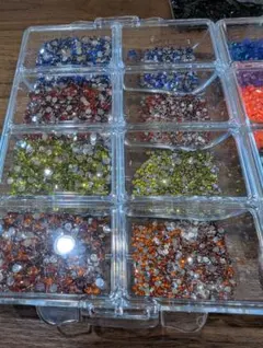 高分子ストーン ネイル デコうちわ ストーン ラインストーン ミルキーストーン