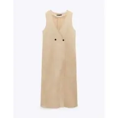 ZARA フェイクスエード　ジャンパースカート　Sサイズ