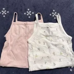 H&M オーガニックコットン タンクトップ 6-9ヶ月 2枚セット