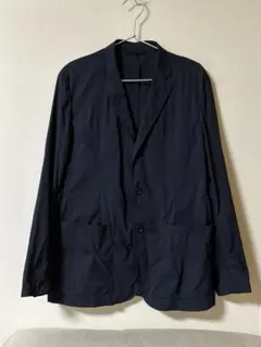 無印良品 水をはじくストレッチ6ポケットジャケット ネイビー　Mのサムネイル