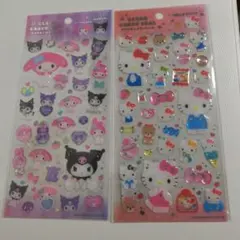 【正規品】クリアキャンディシール　サンリオ　2種セット